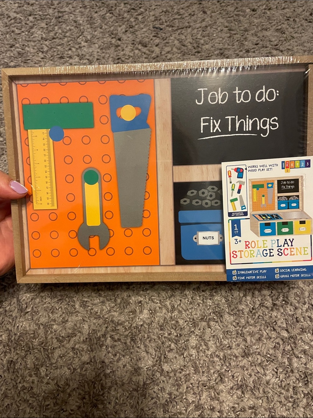 Horizon Role Play Fix Tools Storage Scene Toy Set Imaginative Play Set